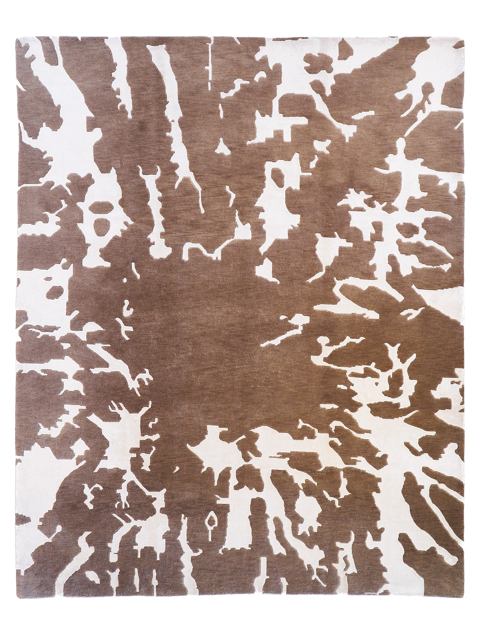Tappeto Tibet Extra — Astratto Taupe & Avorio