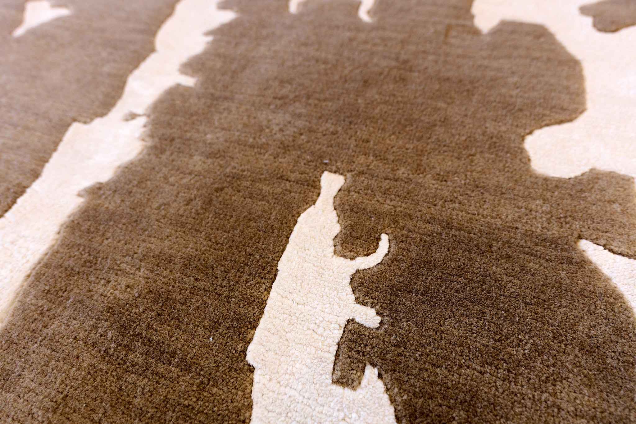 Tappeto Tibet Extra — Astratto Taupe & Avorio