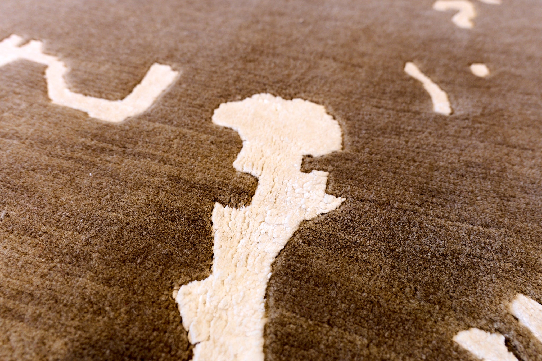 Tappeto Tibet Extra — Astratto Taupe & Avorio