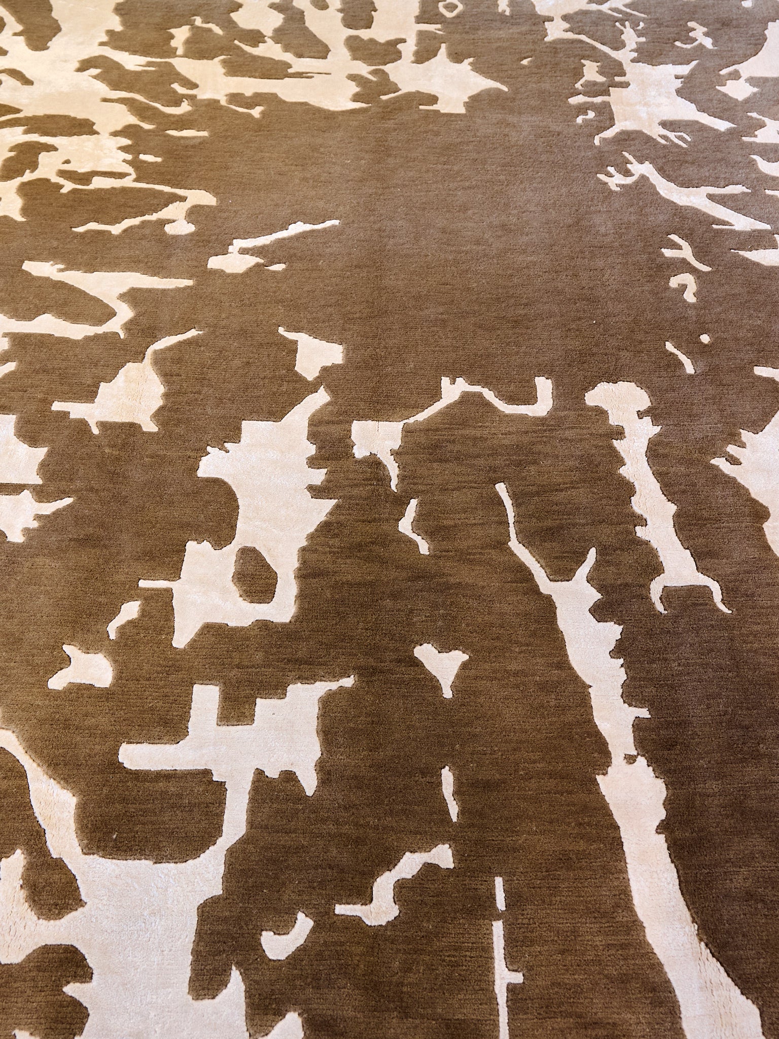 Tappeto Tibet Extra — Astratto Taupe & Avorio