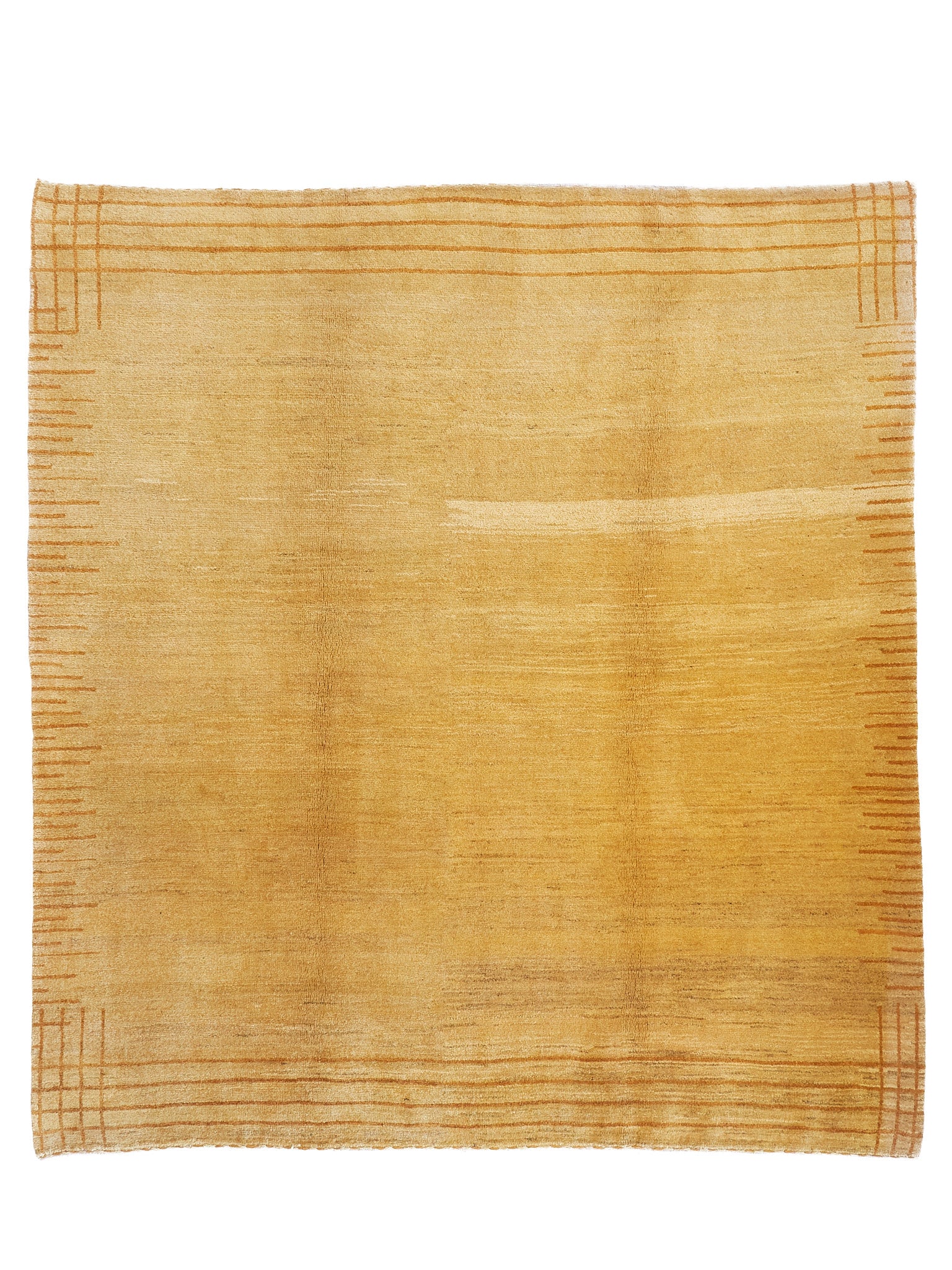 Tappeto Persiano Gabbeh Fine — Campo Oro Miele