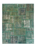 Tappeto Turco Patchwork Decolor Verde