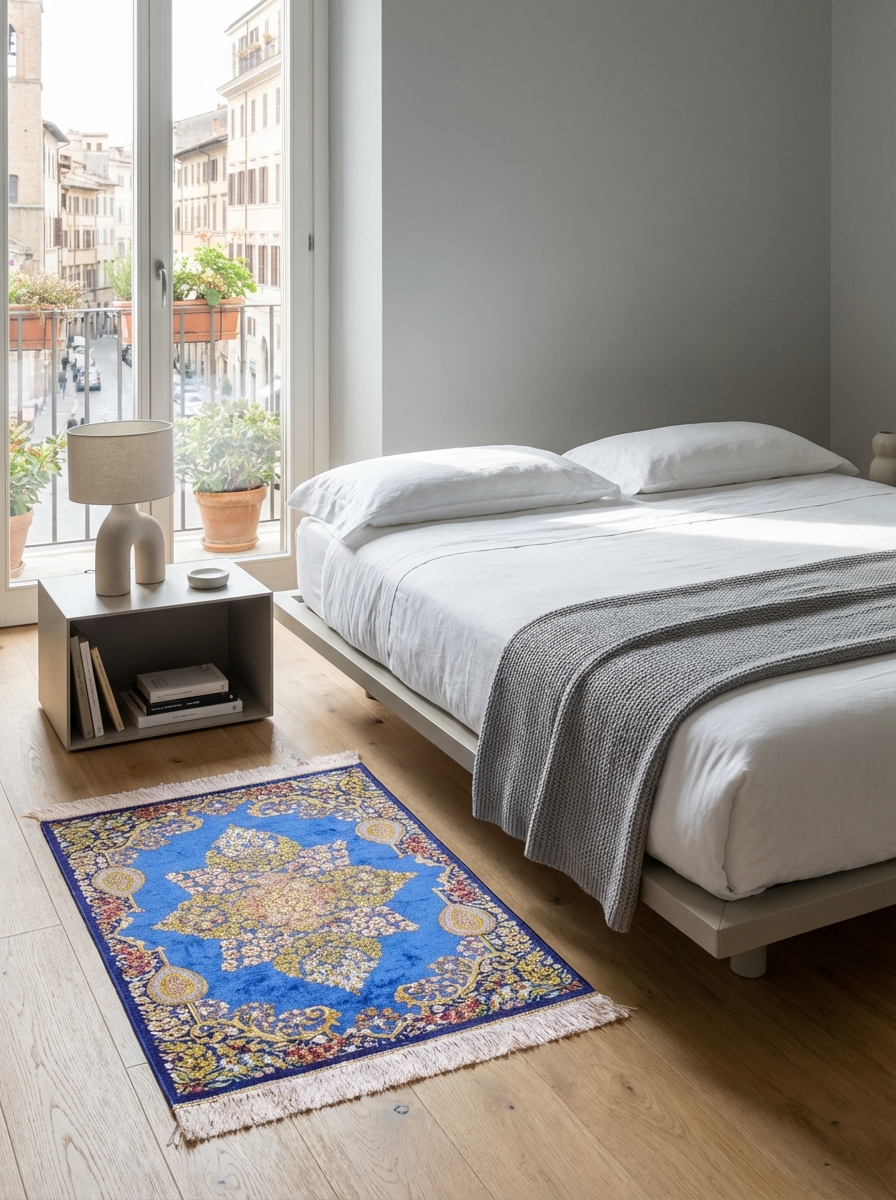 Coppia tappeti Qum 100% seta extra fine
