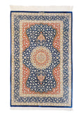 Tappeto persiano Qum seta extra fine