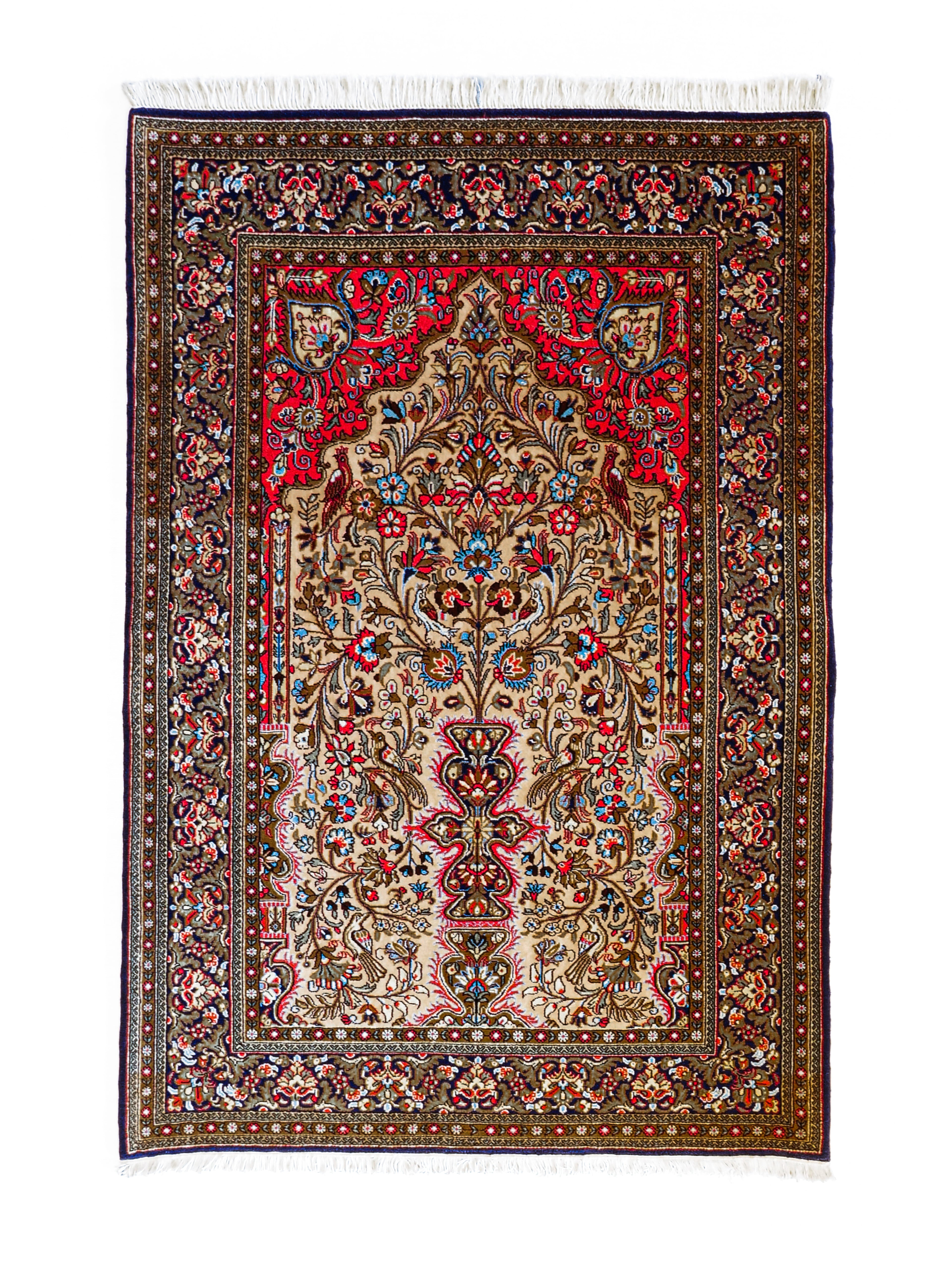 Tappeto Persiano Qum Fine