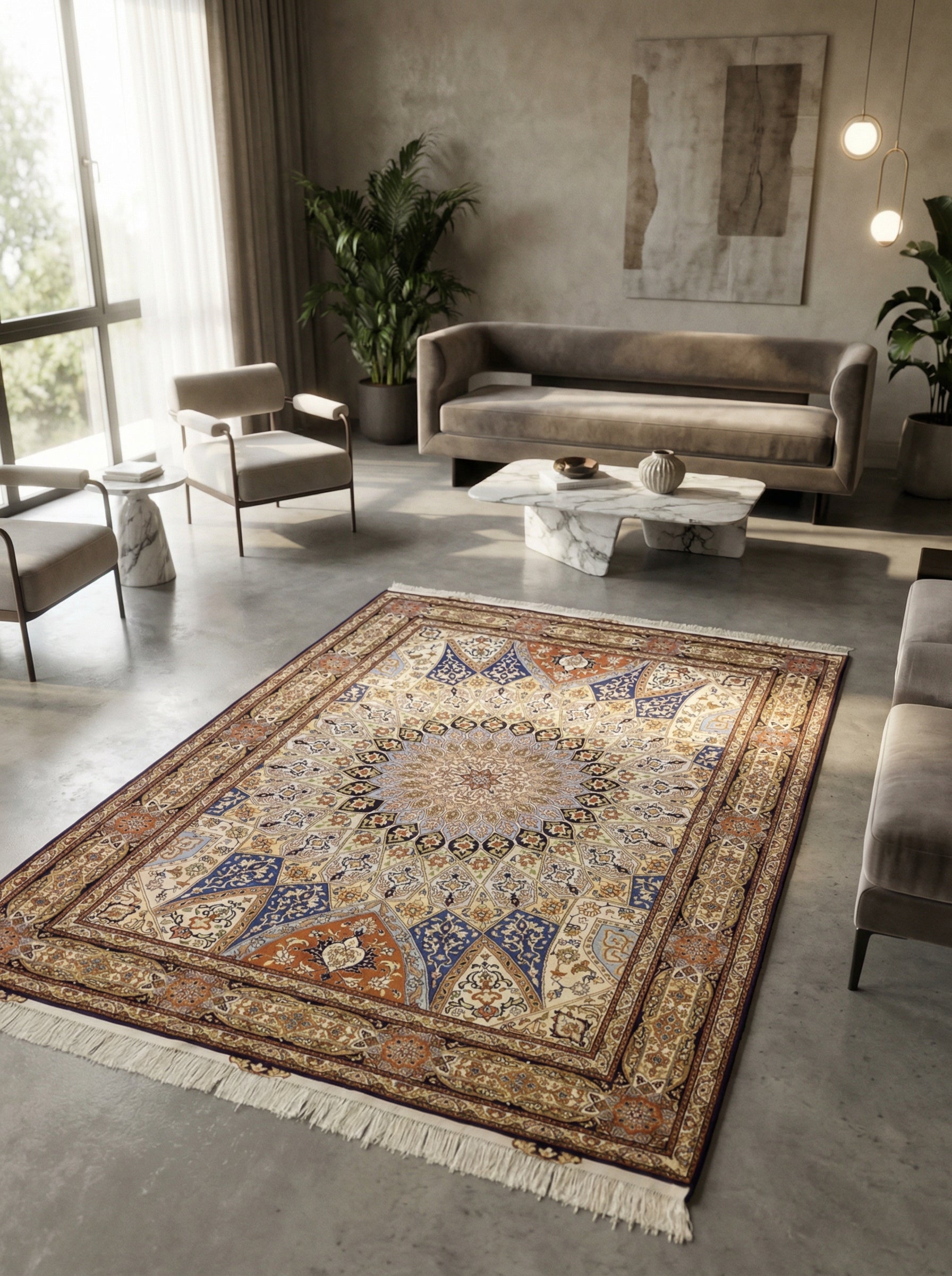 Tappeto persiano Tabriz 60 Gonbad