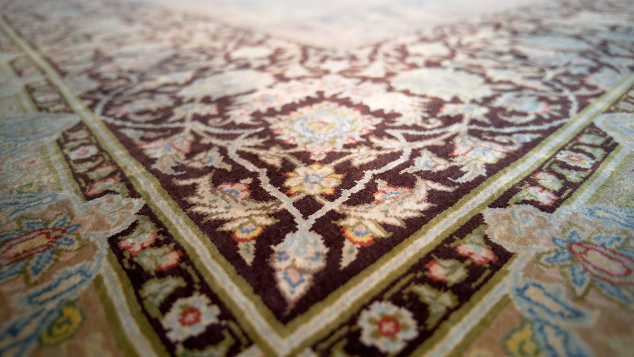 Tappeto Persiano Qum Extra Fine in Seta