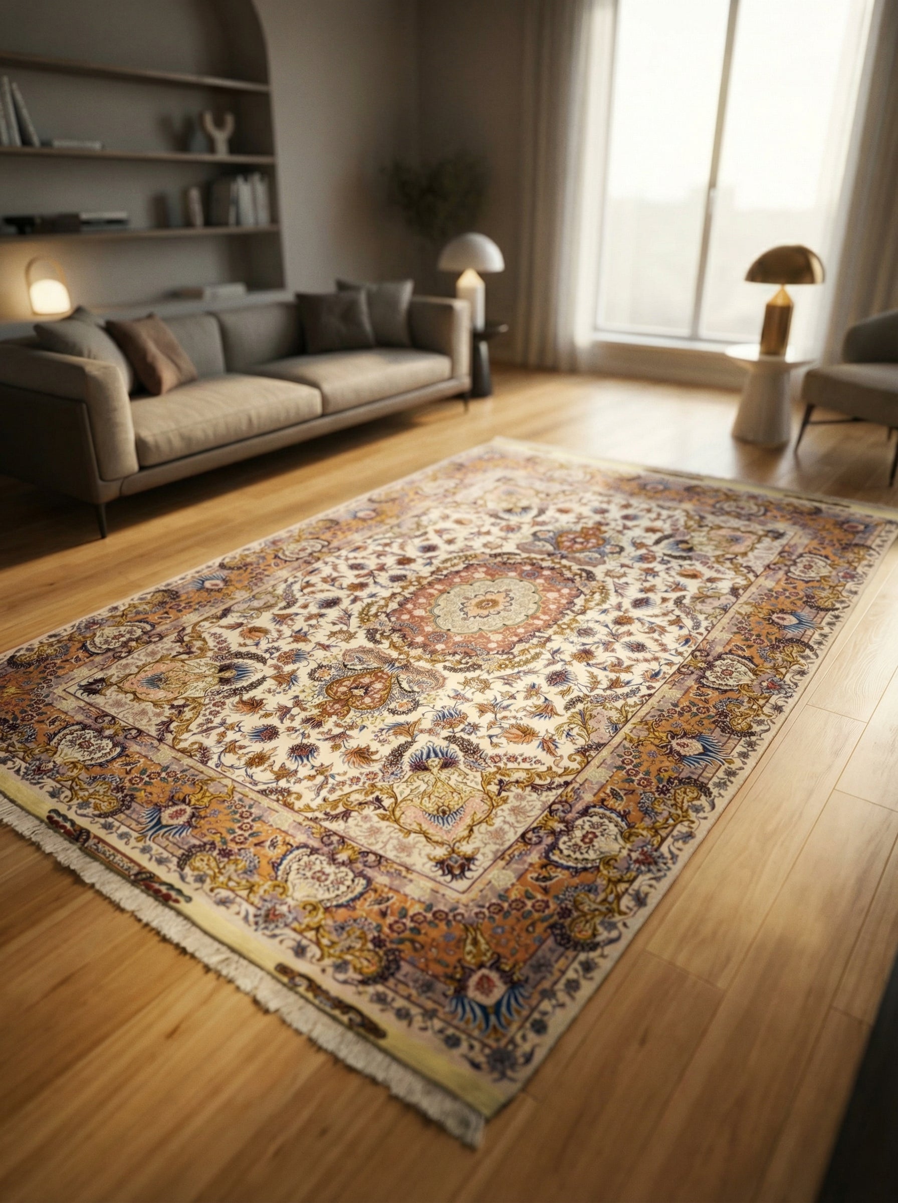 Tappeto persiano Tabriz 70R extra fine