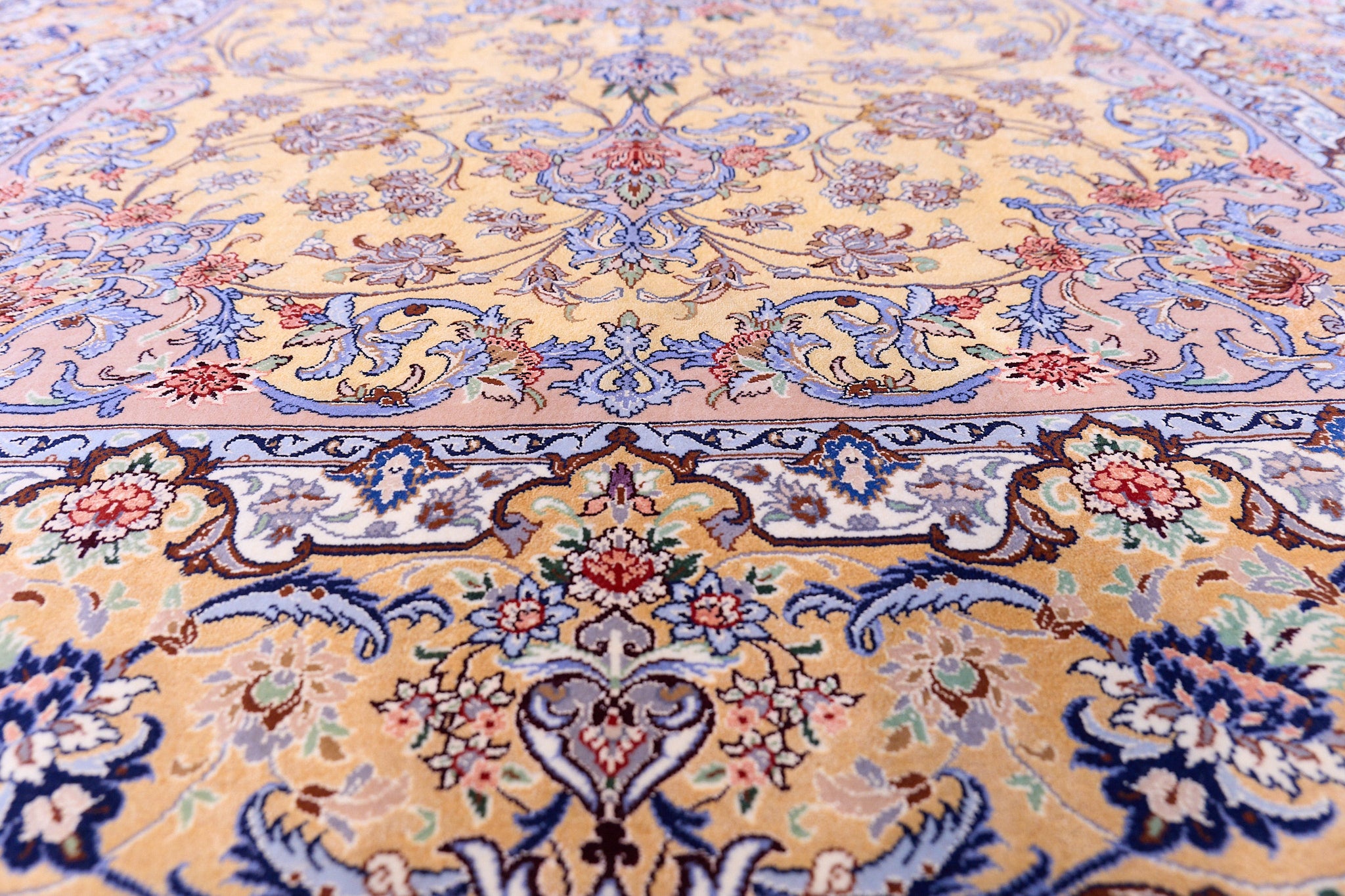 Tappeto Persiano Isfahan Seta Extra Fine