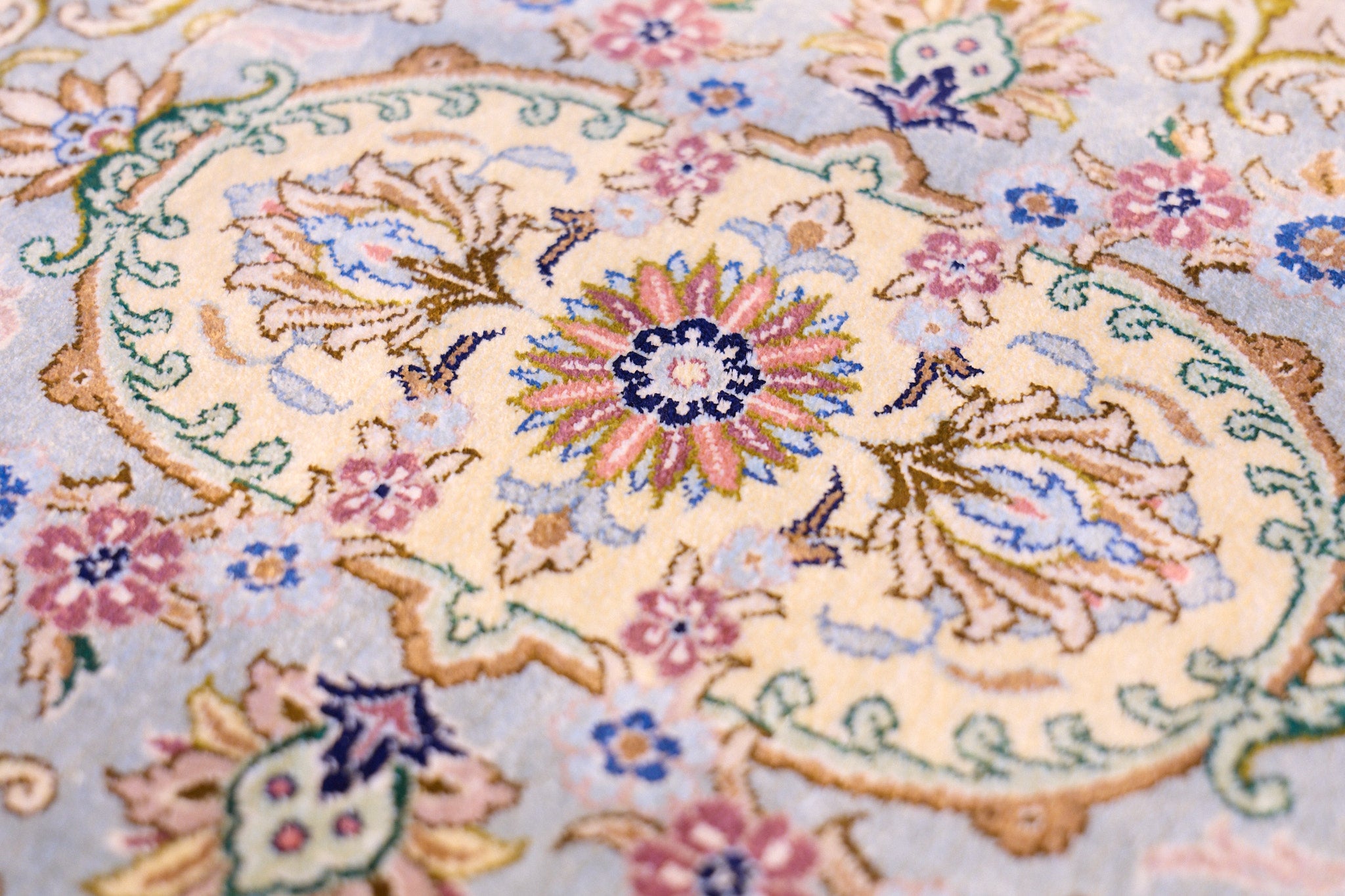 Tappeto Kashan Seta Extra Fine