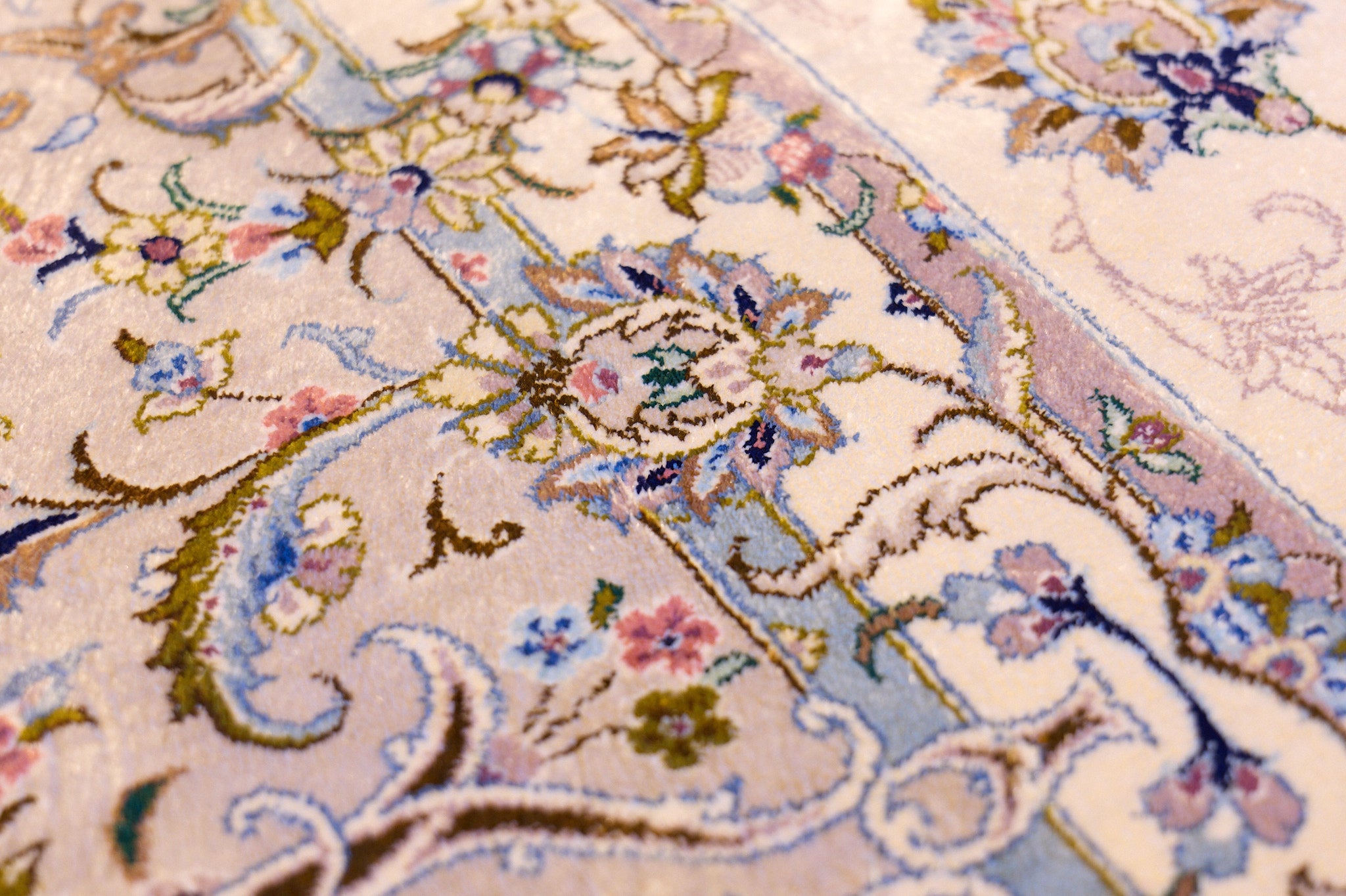 Tappeto Kashan Seta Extra Fine