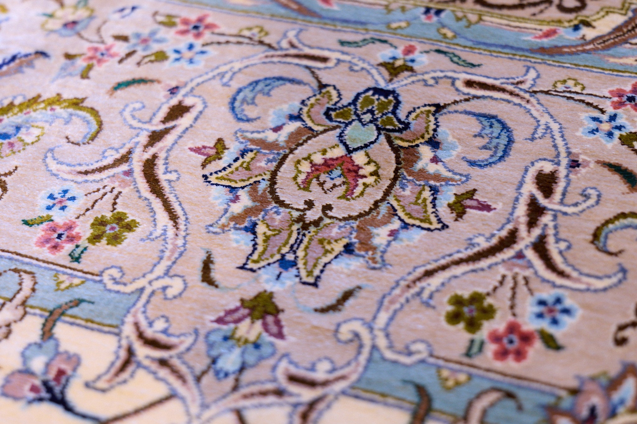 Tappeto Kashan Seta Extra Fine