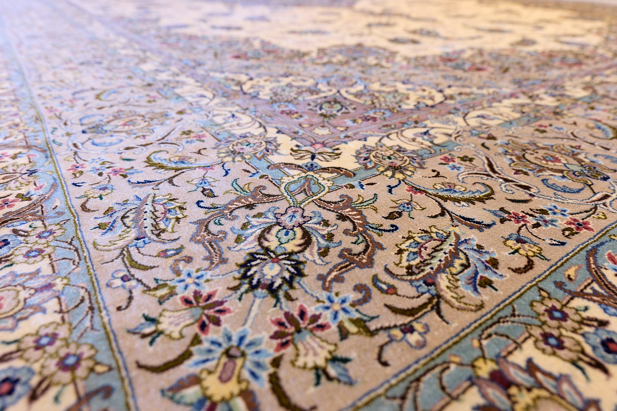 Tappeto Kashan Seta Extra Fine