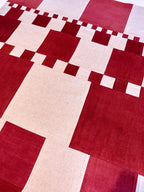 Tappeto Patchwork Kilim Turchia — Toni Rosso & Avorio