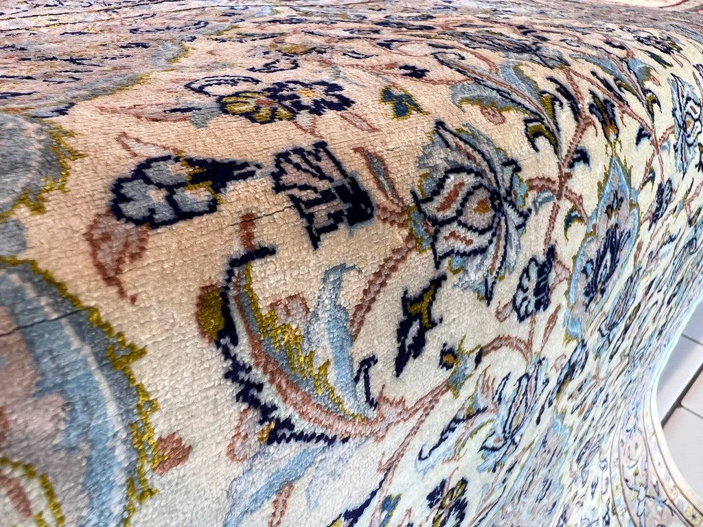 Tappeto persiano Kashan seta extra