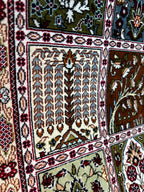 Tappeto persiano Qum in seta extra fine