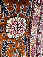 Tappeto persiano Qum in seta extra fine