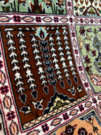 Tappeto persiano Qum in seta extra fine