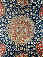 Tappeto persiano Qum seta extra fine