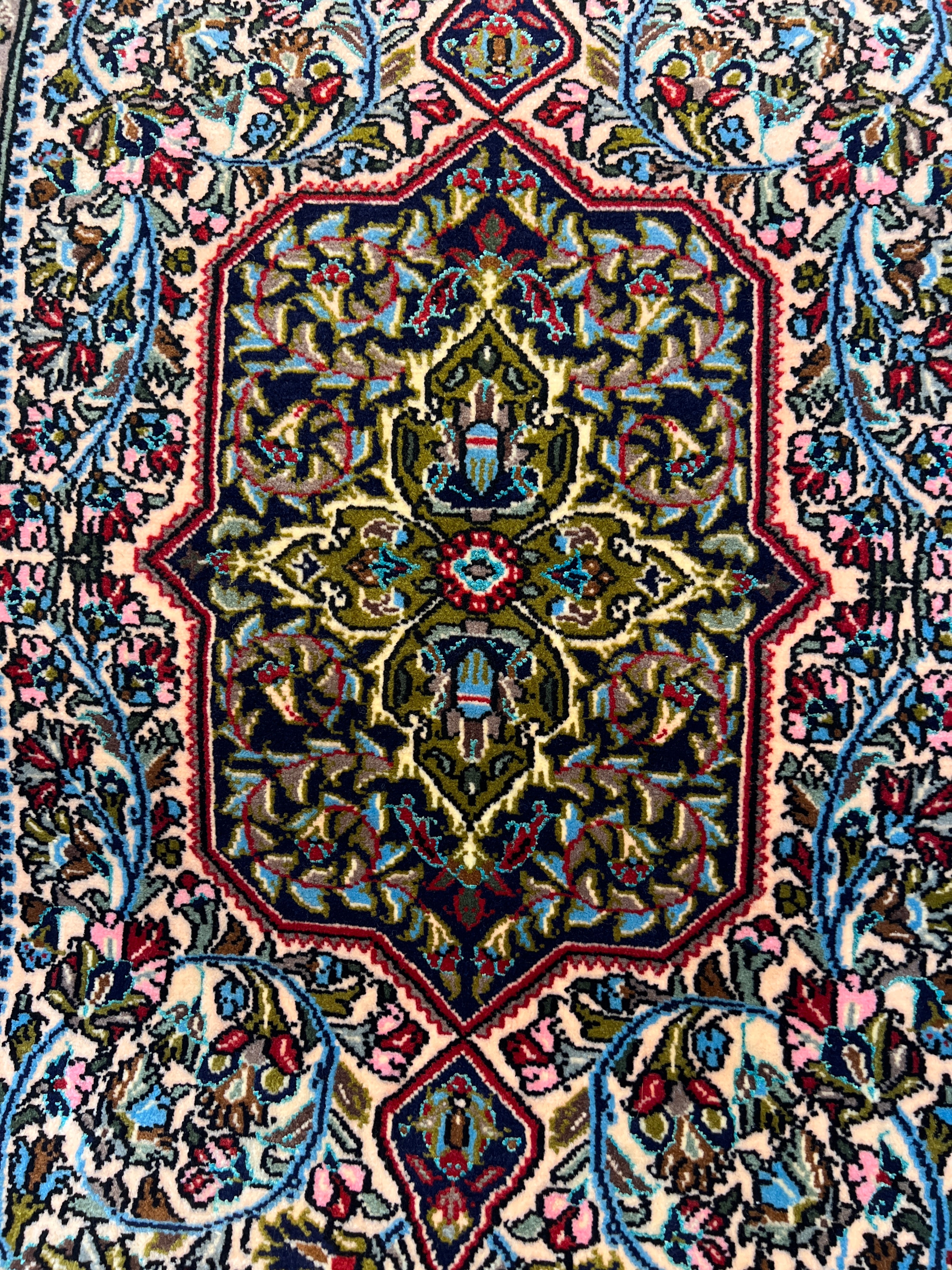 Tappeto Persiano Qum Fine