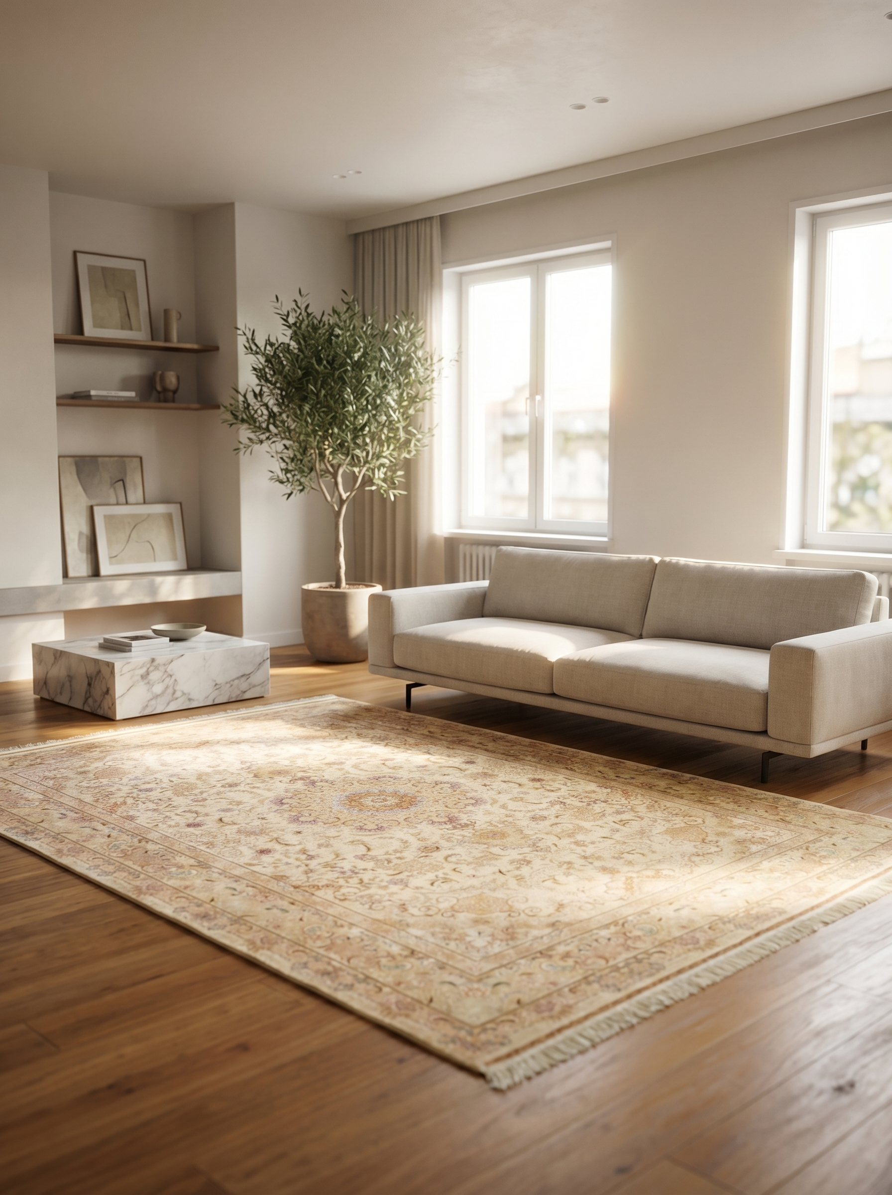 Tappeto Tabriz 70R Trama Seta